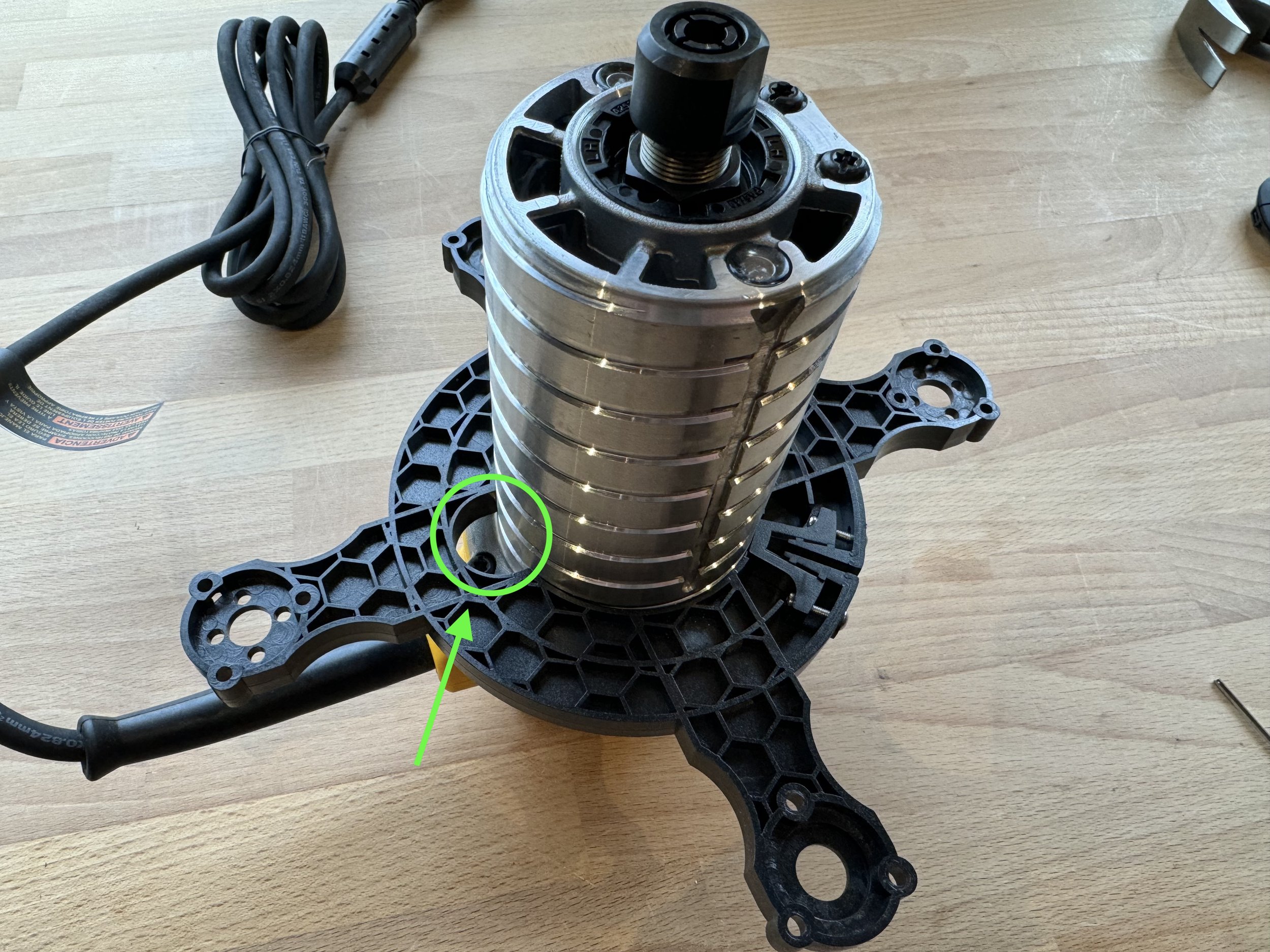 Complete Router Assembly